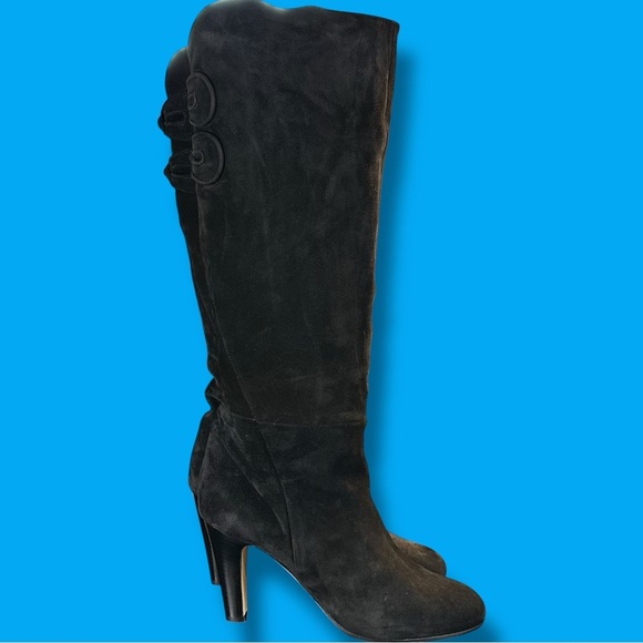 NWT Sarah Flint ‘Marina 85’ Boot in “Black Crosta Suede Leather” Size 11 - Picture 12 of 16